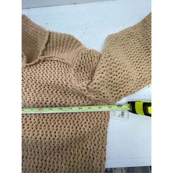 We The Free Care NWT Snowdrift Pullover Camel Heather Size XL - Picture 8 of 8